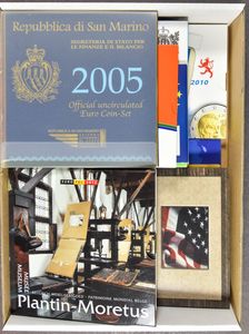 MUNTEN: Eurosets, w.o. Vaticaan 2019, San Marino 2005 en 2008, enz. (21 sets)