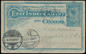 1900 EP Stibbe N° 17, request flap with in box griffs 