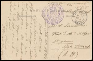1916/1918, 2 letters and 2 picture postcards in 