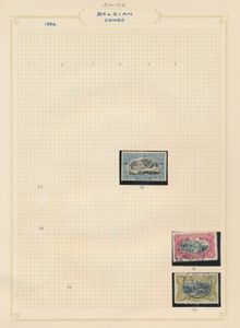 1894/1971 EIC - Congo - Zaire basic collection on album pages, mainly Rep. Congo, to be checked, f