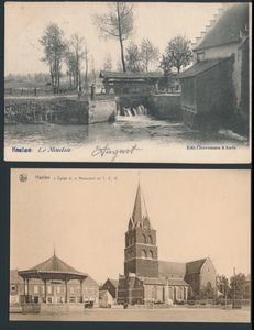 Halen, y compris le moulin (4 pièces)