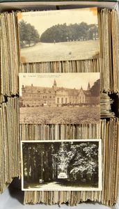 Diverse plaatsen en zichten, oude kaarten (+/-1250 stuks)