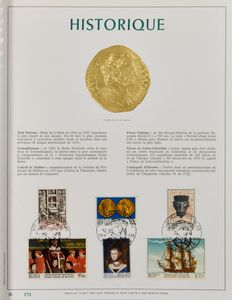 Tussen 1974 en 1998, luxe kunstbladen, zeer mooie verzameling  in 7 mappen, +/-700 stuks (met dubbels), zm/m/ntz