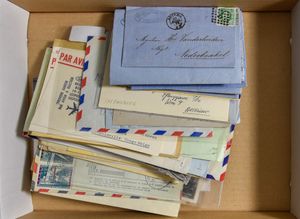 1872/1991, samenstelling van honderden poststukken gefrankeerd met diverse uitgaven, w.o. 19 brieven met OBP n° 30 (diverse kleurnuances), zm/m/ntz