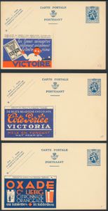 1933/1983 Samenstelling +/-300 publibelkaarten onbeschreven, zm/m 