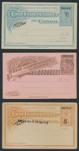 Postal stationery (3x), all mint, Stibbe #33TL, 31TT3-CPI (badly applied), 31LB - misplaced 