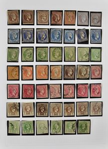 1861/2002 Verzameling in 2 albums met o.a. veel Hermeskoppen, modern vooral postfris, zm/m/ntz